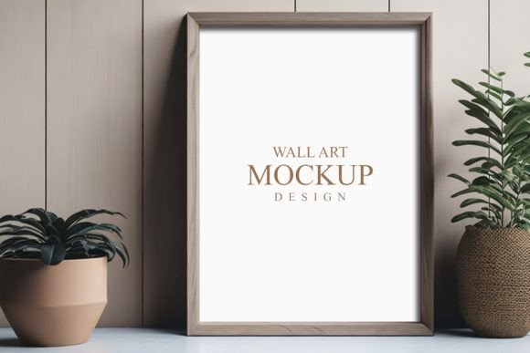 Download Elegant Modern Wood Frame Mockup - Premium Resources