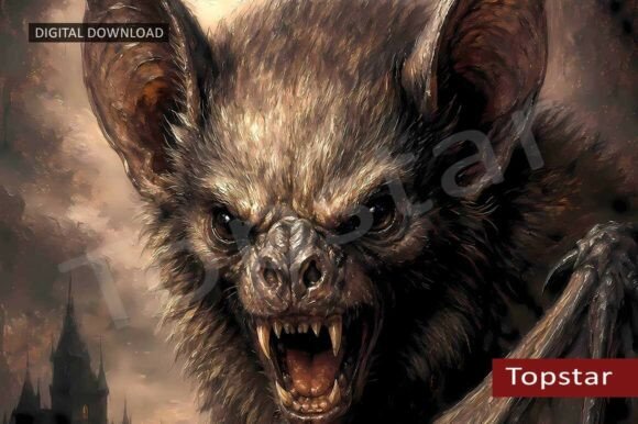 Download Scary Halloween Bat Spooky Gothic Design - Bat Collection